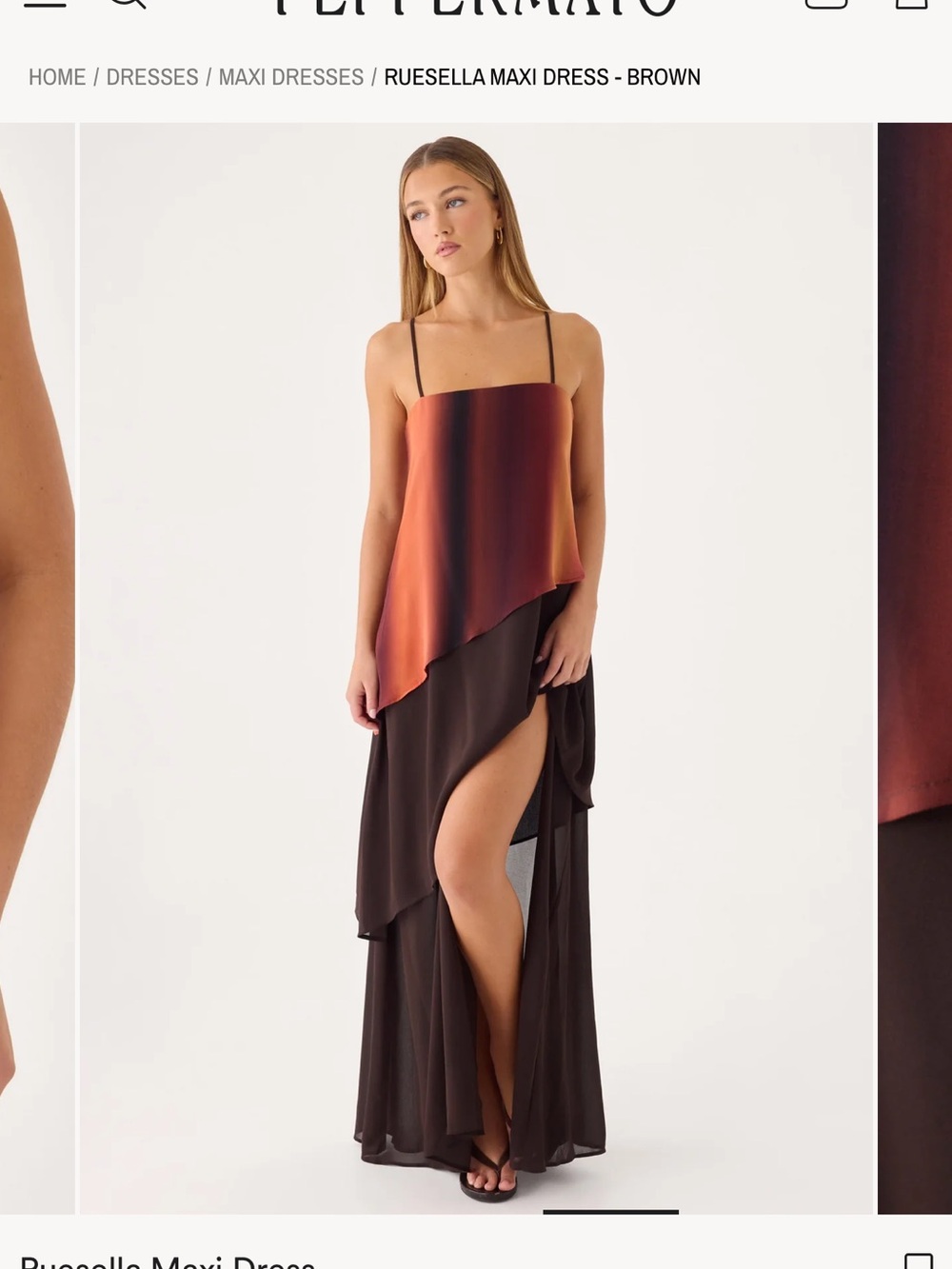 Peppermayo Ruesella Maxi Dress - BNWT - Picture 5 of 9